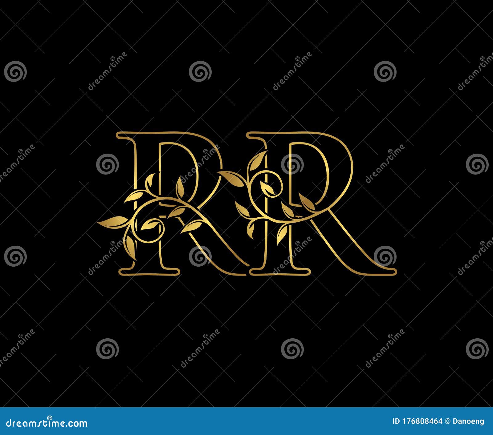 RR Letter Initial with Lion Royal Logo Template Stock Vector - Illustration  of professional, majestic: 186317925