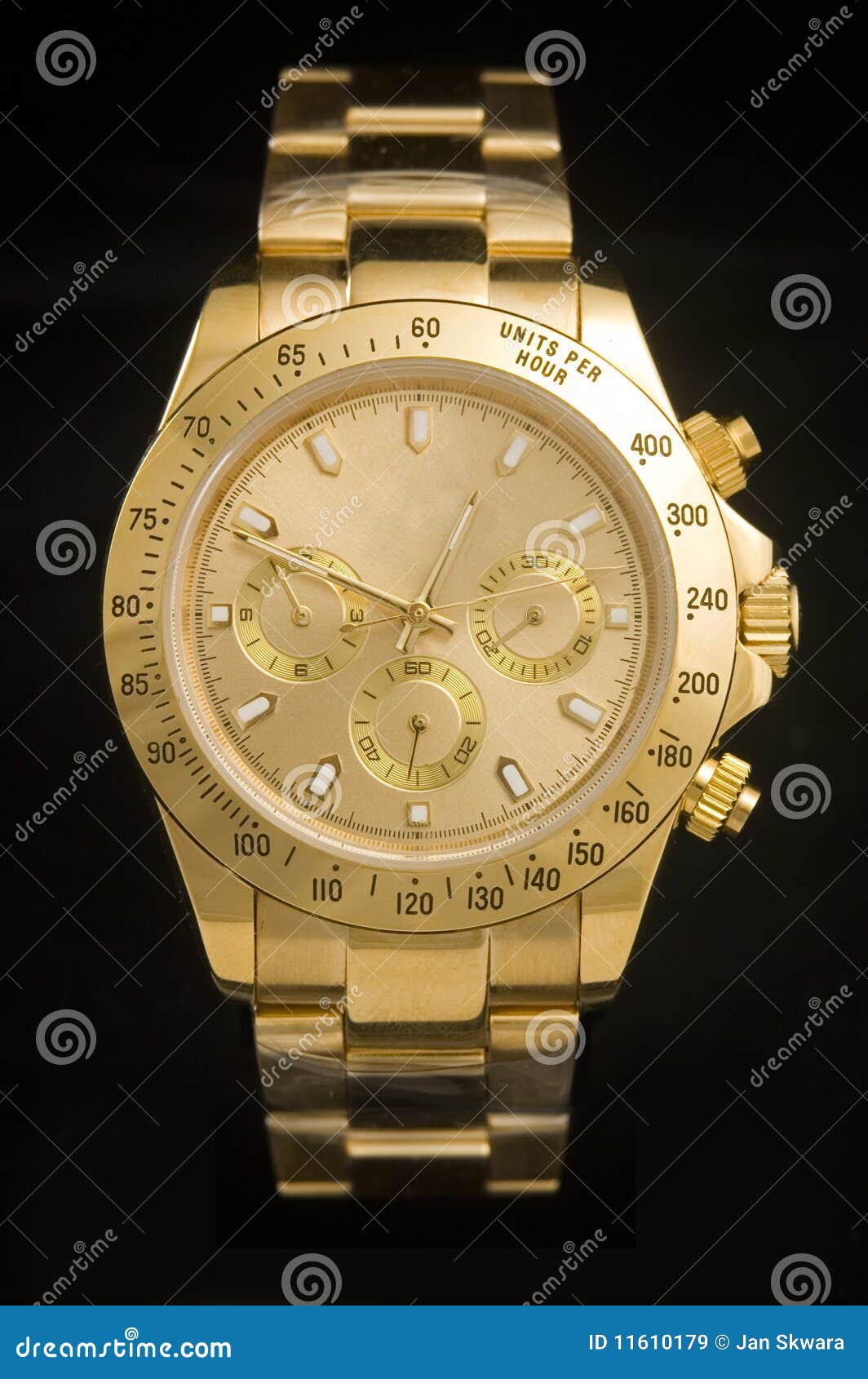 luxury gold watch
