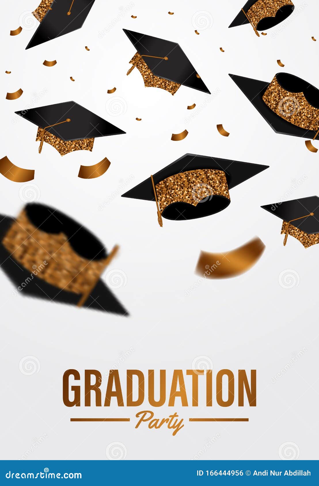 Luxury Graduation Party Ceremony Poster Banner Template with Within Graduation Banner Template
