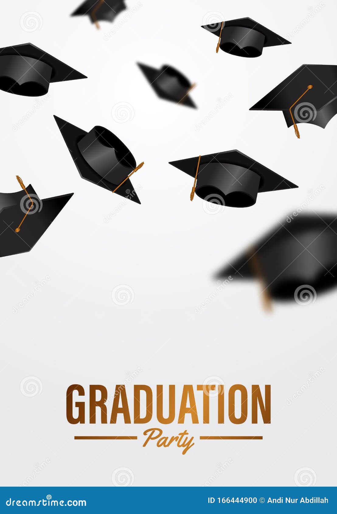 Luxury Graduation Party Ceremony Poster Banner Template with Throughout Graduation Banner Template