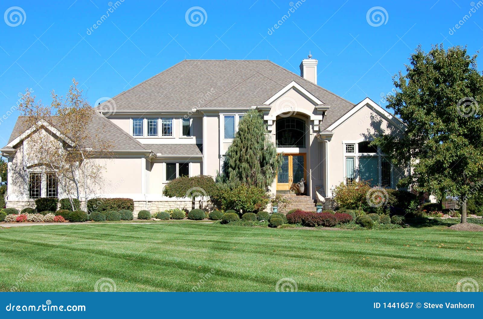 Luxury home stock image. Image of driveway, gent, housing 1441657