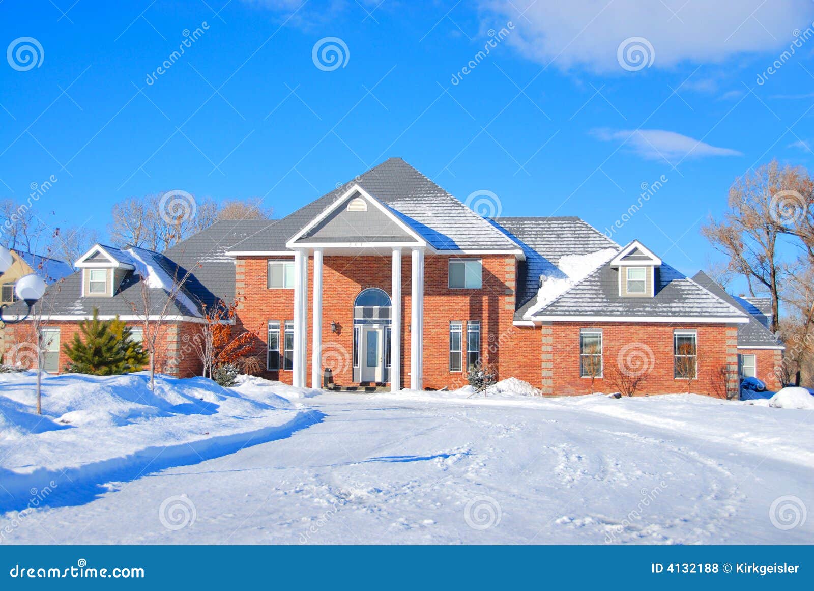 Luxury Home stock photo. Image of residence, affluent 4132188