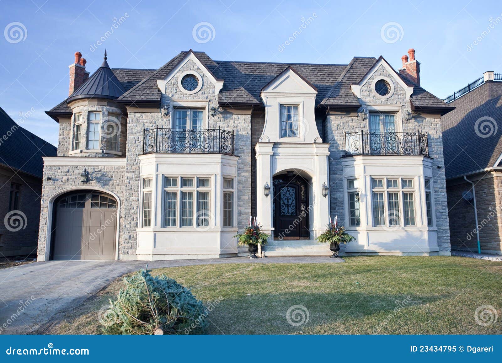 Luxury Homes stock image. Image of residential, exterior 23434795