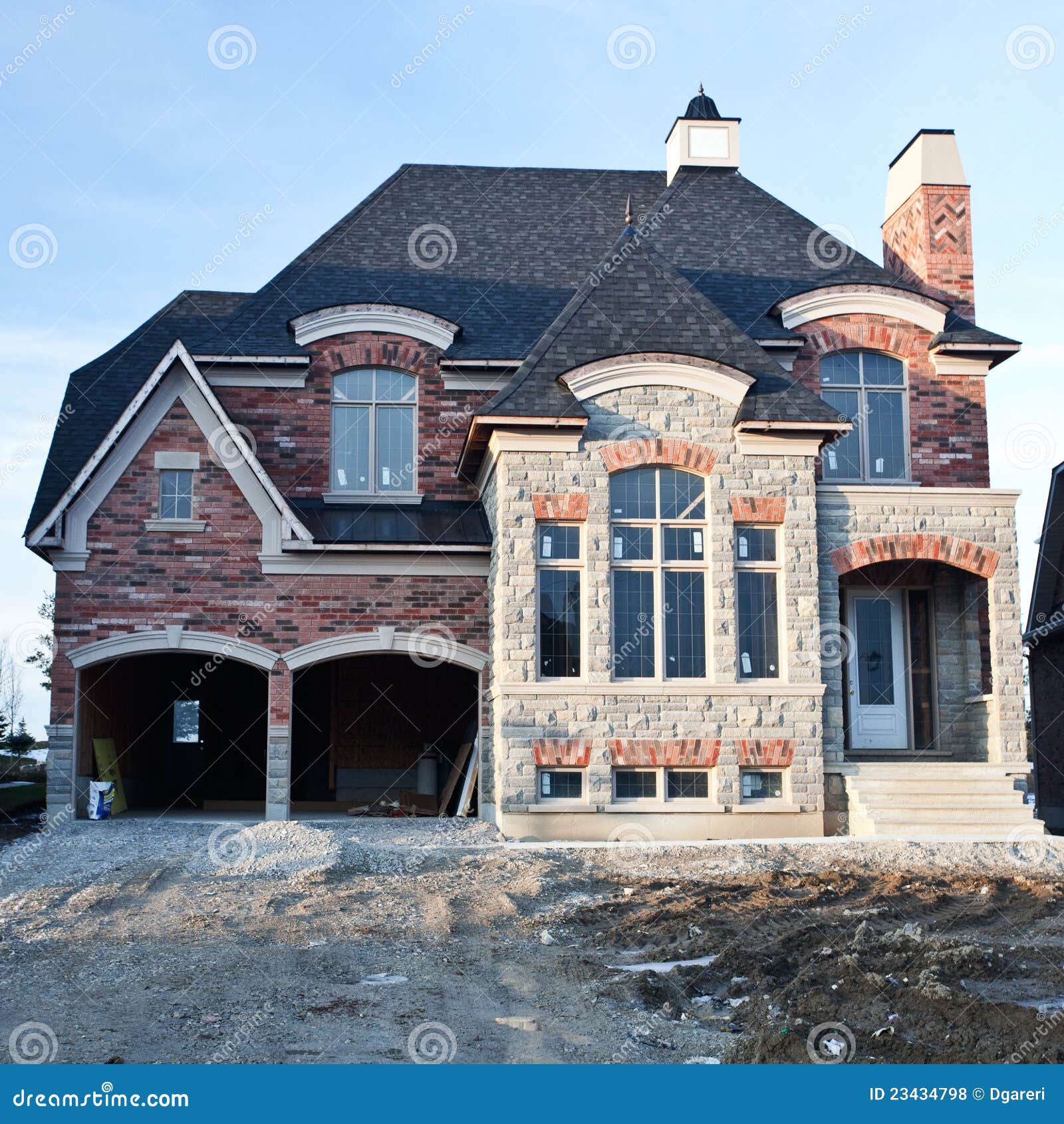 Luxury Homes stock photo. Image of winter, suburb, fall 23434798