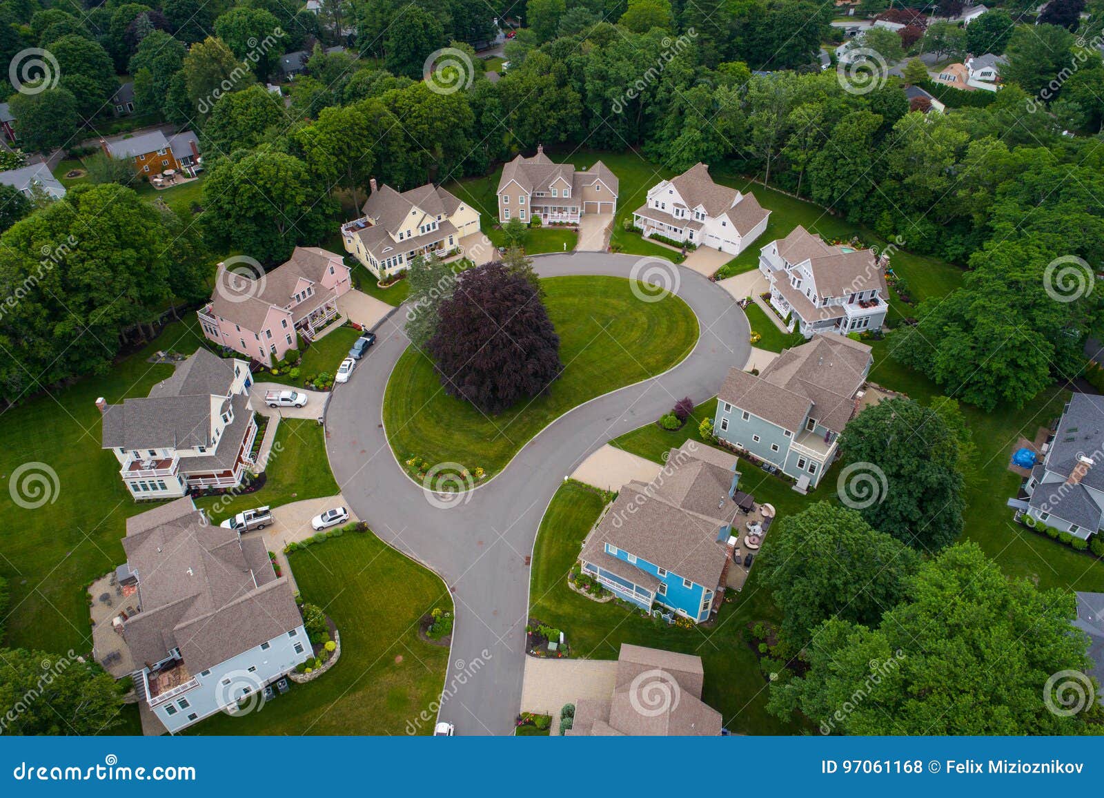 Luxury Homes in Reading Massachusetts Stock Photo Image of aerial
