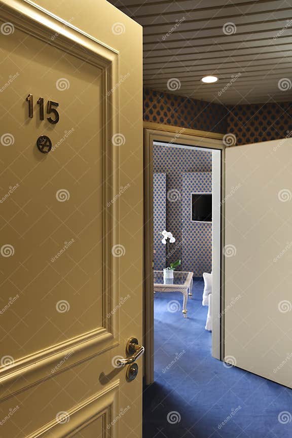 Luxury hotel, door open stock image. Image of hotel, classic 20615507