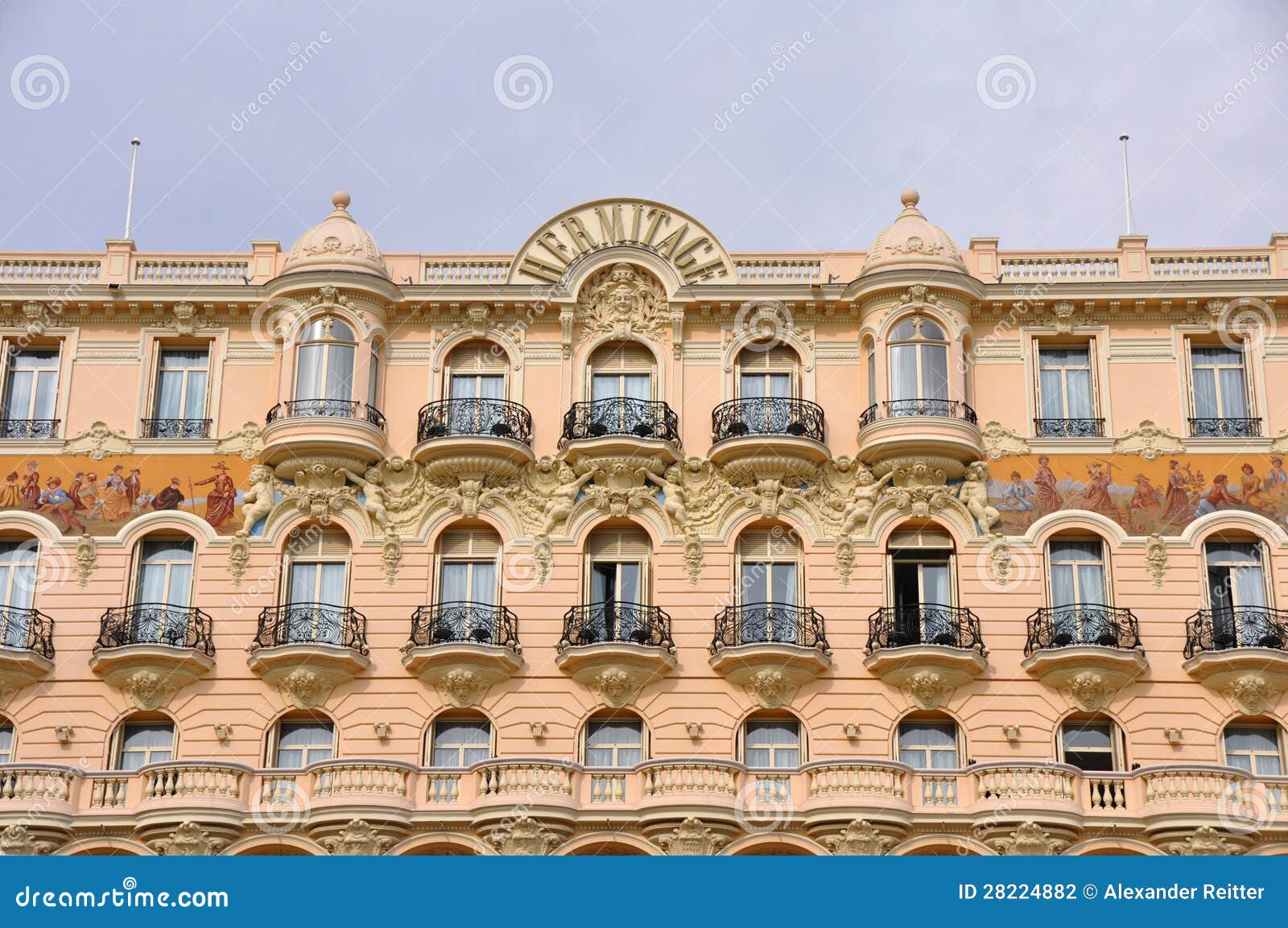 luxury hotel l'hermitage in monte carlo, monaco
