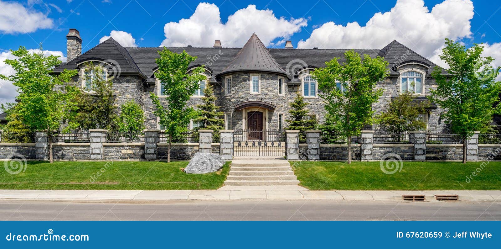 Luxury House in Calgary, Canada Stock Image Image of exterior