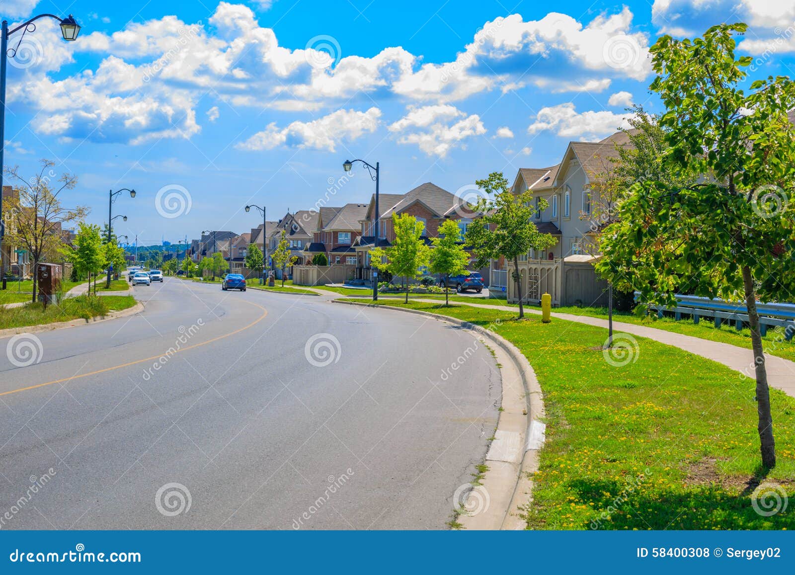 Luxury House in the Suburbs of Toronto Stock Photo Image of built
