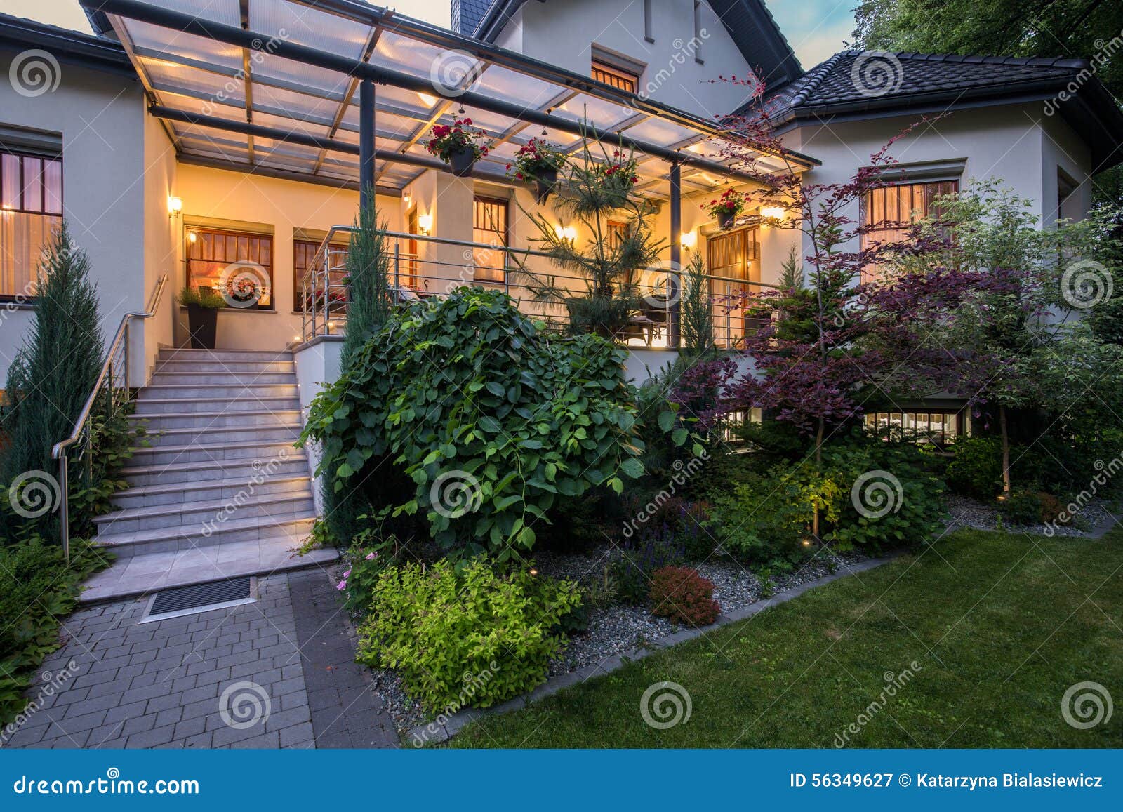 luxury house with verandah