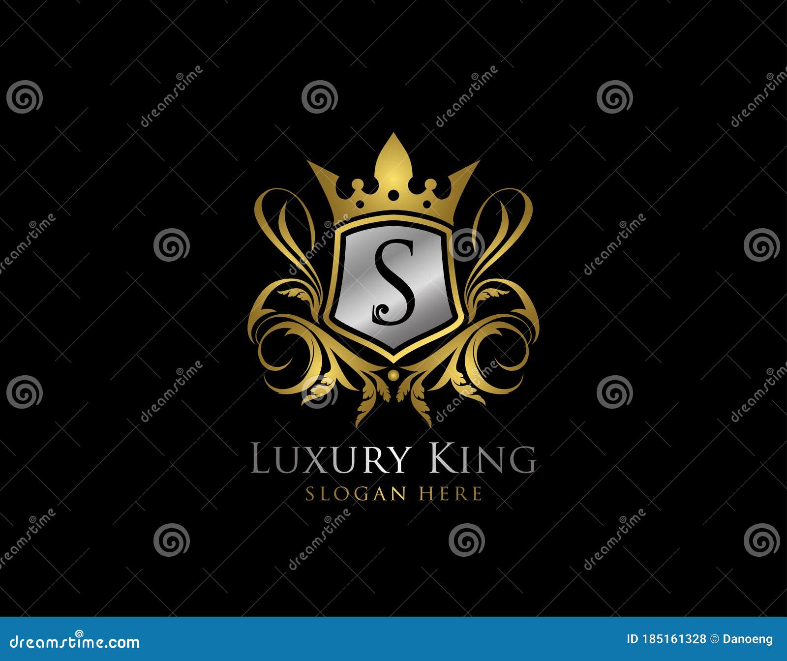 Luxury King S Letter Gold Logo Golden S Classic Shield Crown Stock Vector Illustration Of Brand Badge Luxury King S Letter Gold Logo Golden S Classic Shield Crown Stock Vector Illustration Of Brand Badge