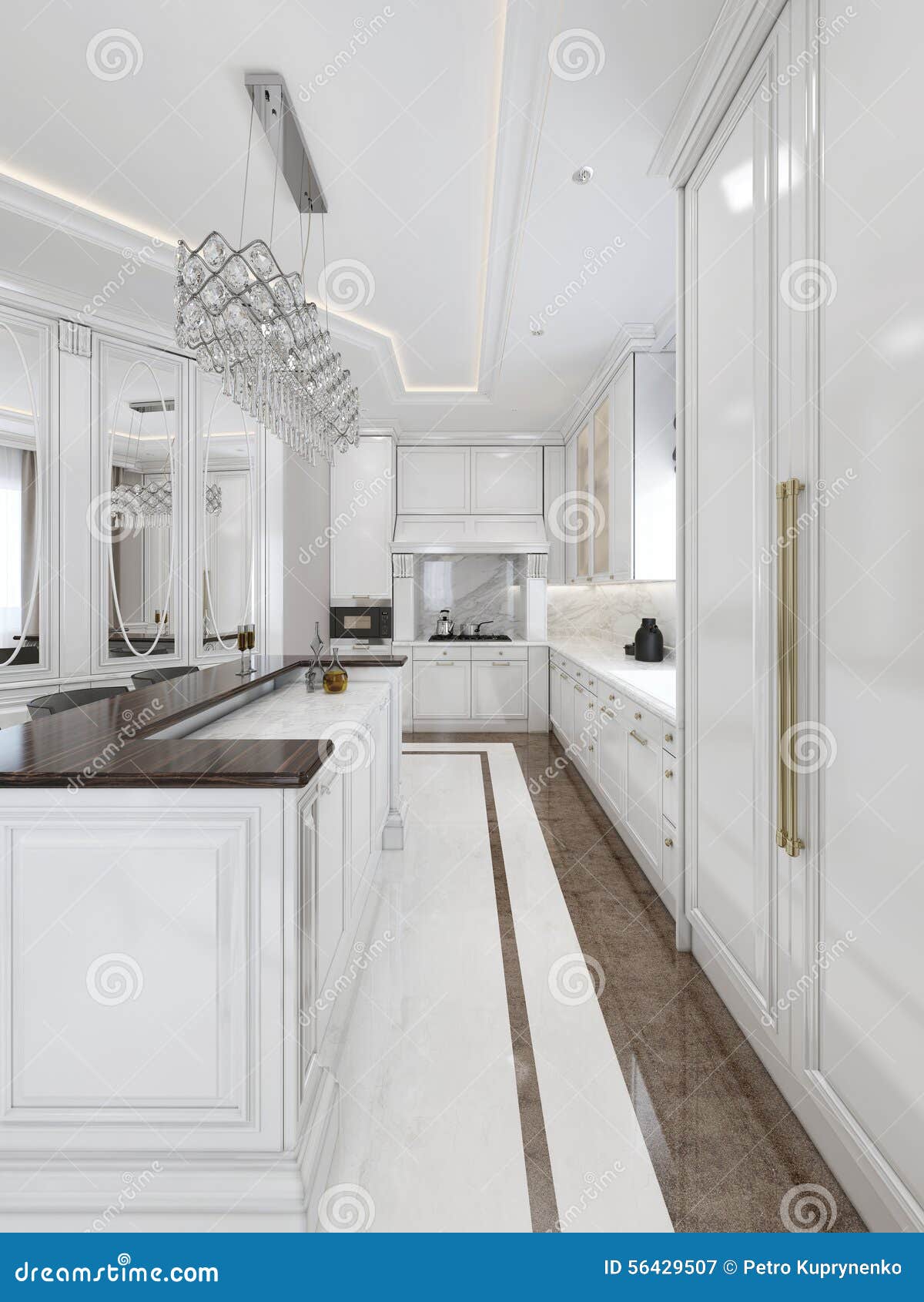Classic Luxury Kitchen luxury kitchen in classic style stock illustration - image: 56429507 Classic Luxury Kitchen luxury kitchen in classic style stock illustration - image: 56429507