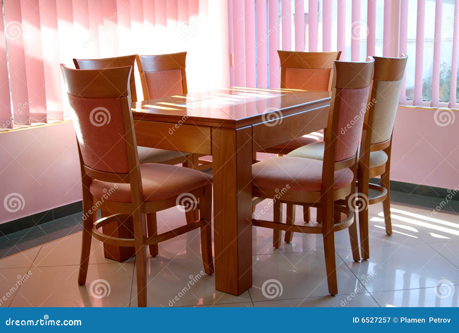 Luxury kitchen table stock image. Image of inside, furniture 6527257
