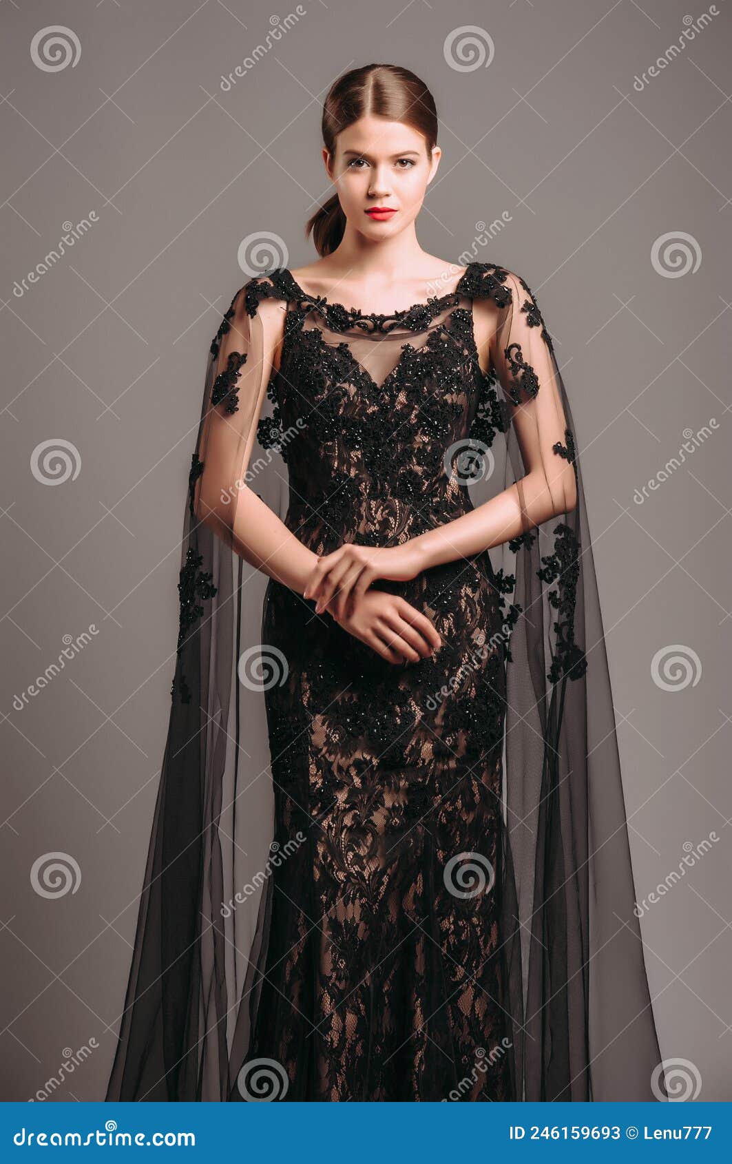 Gothic Black Mermaid Wedding Dresses Long Sleeves V Neck Train Bridal Gowns  | eBay