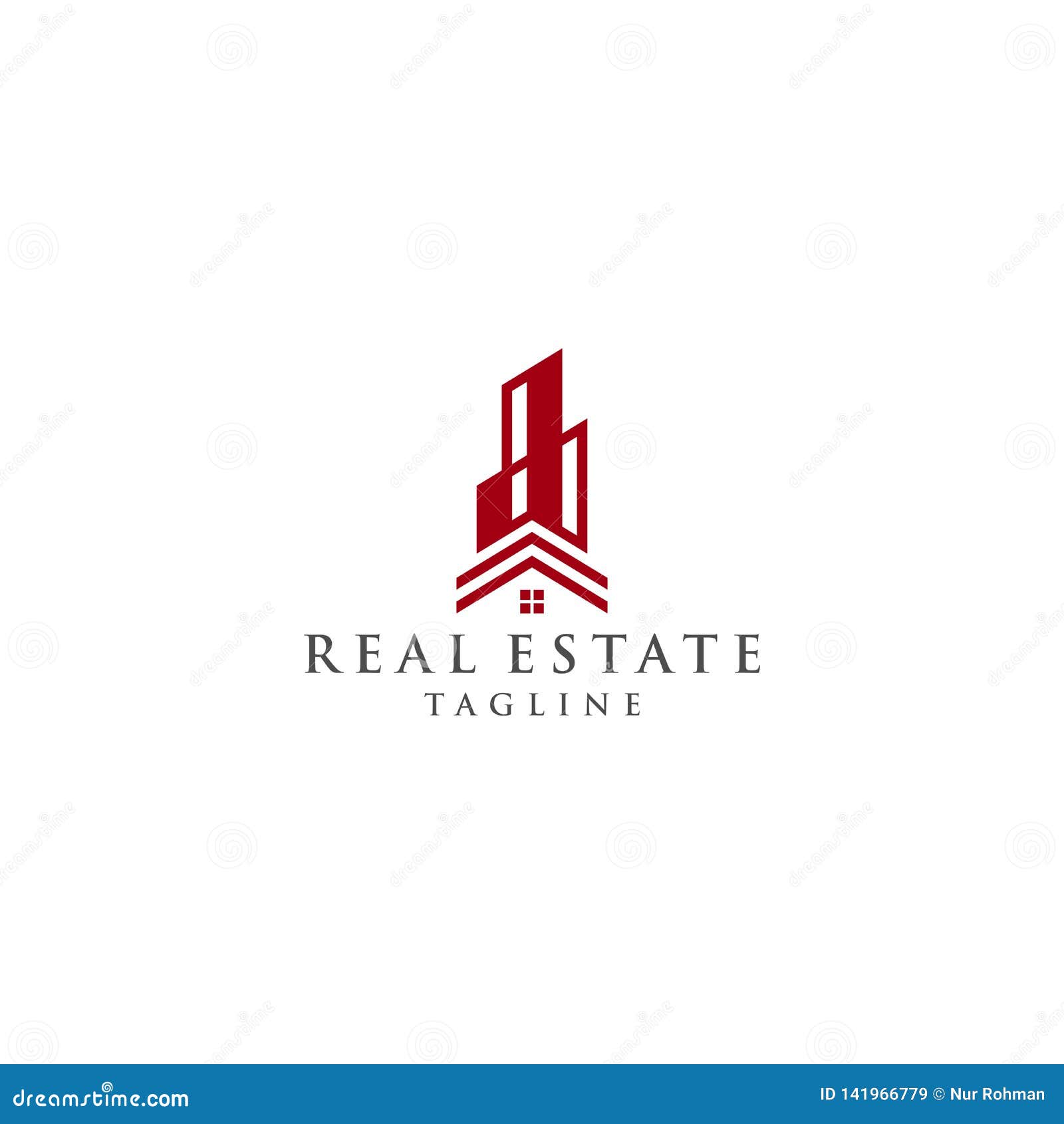 Luxury Logo Design For Real Estate Companies Stock Vector