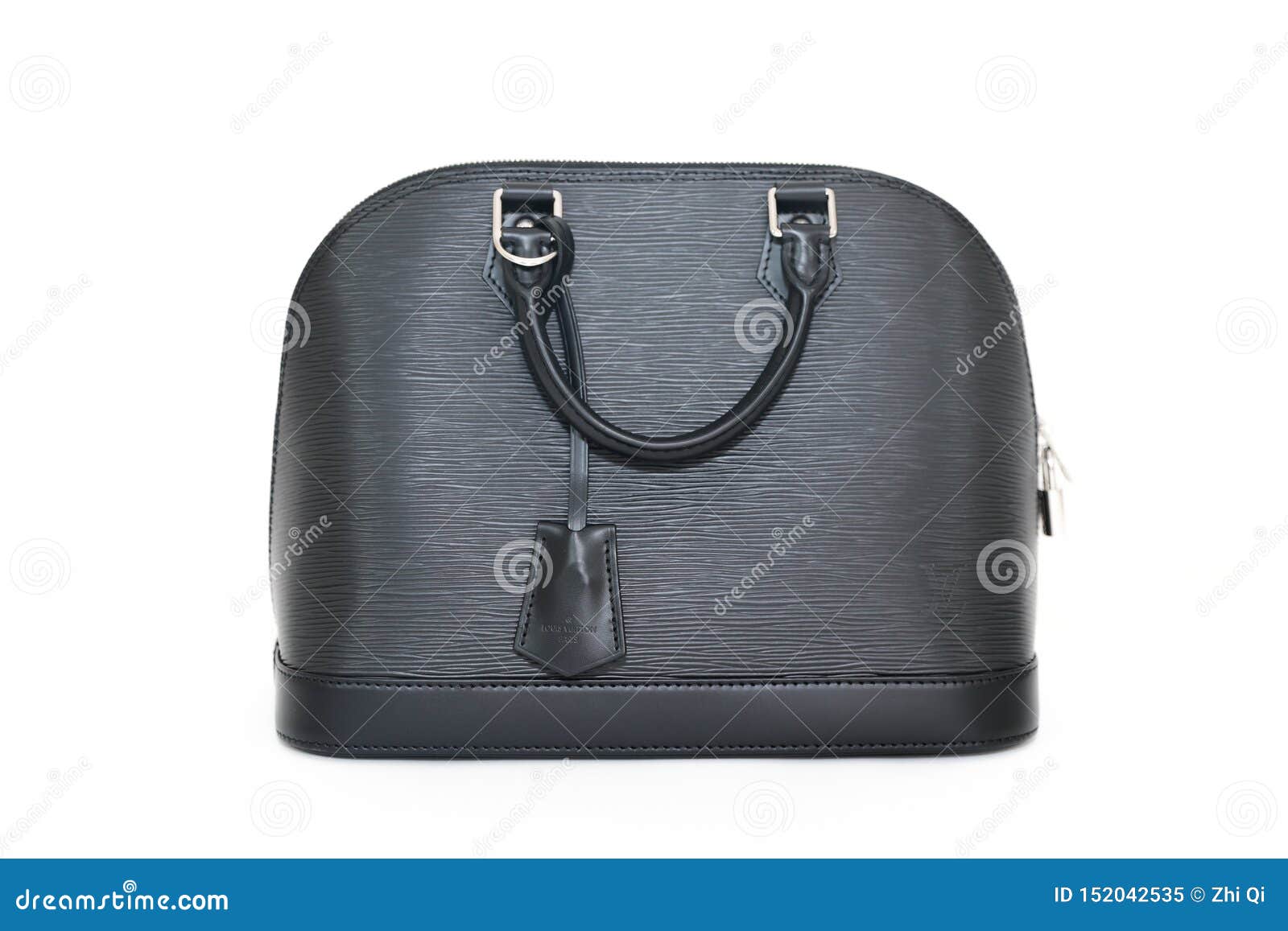Luxury Louis Vuitton EPI ALMA PM Black Color Handbag Editorial Image -  Image of decoration, haute: 152042535