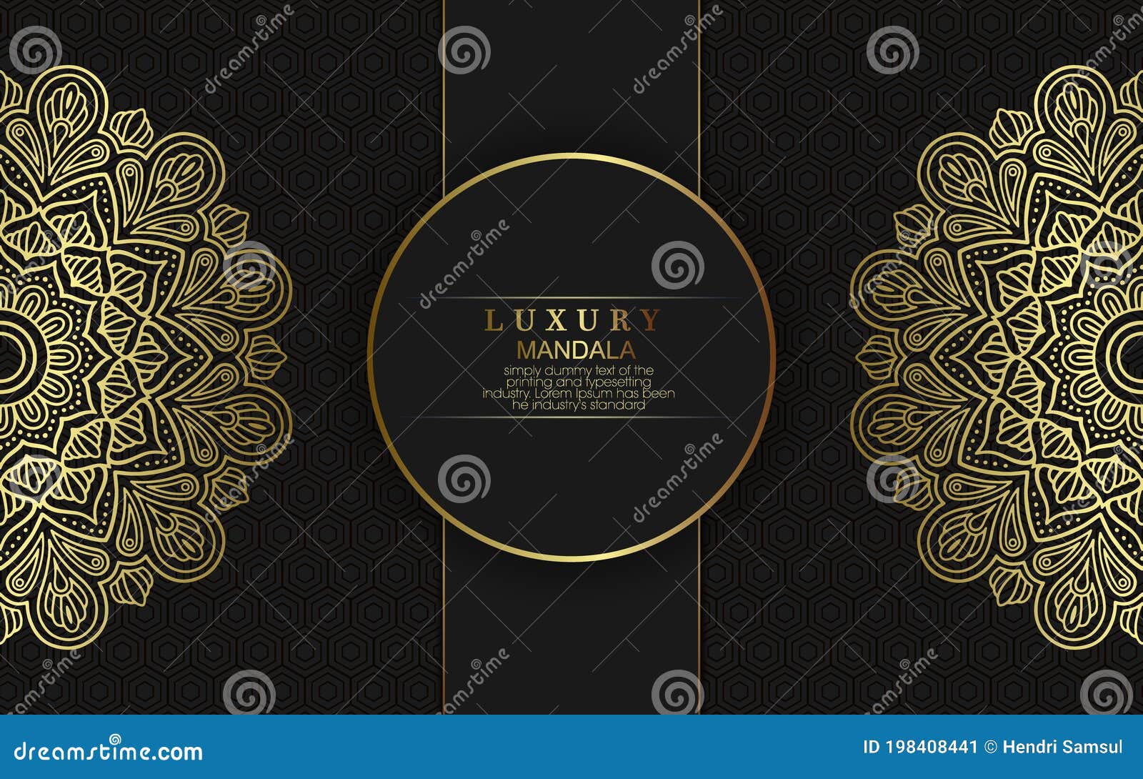 Premium Vector  Luxury ornamental mandala background in gold