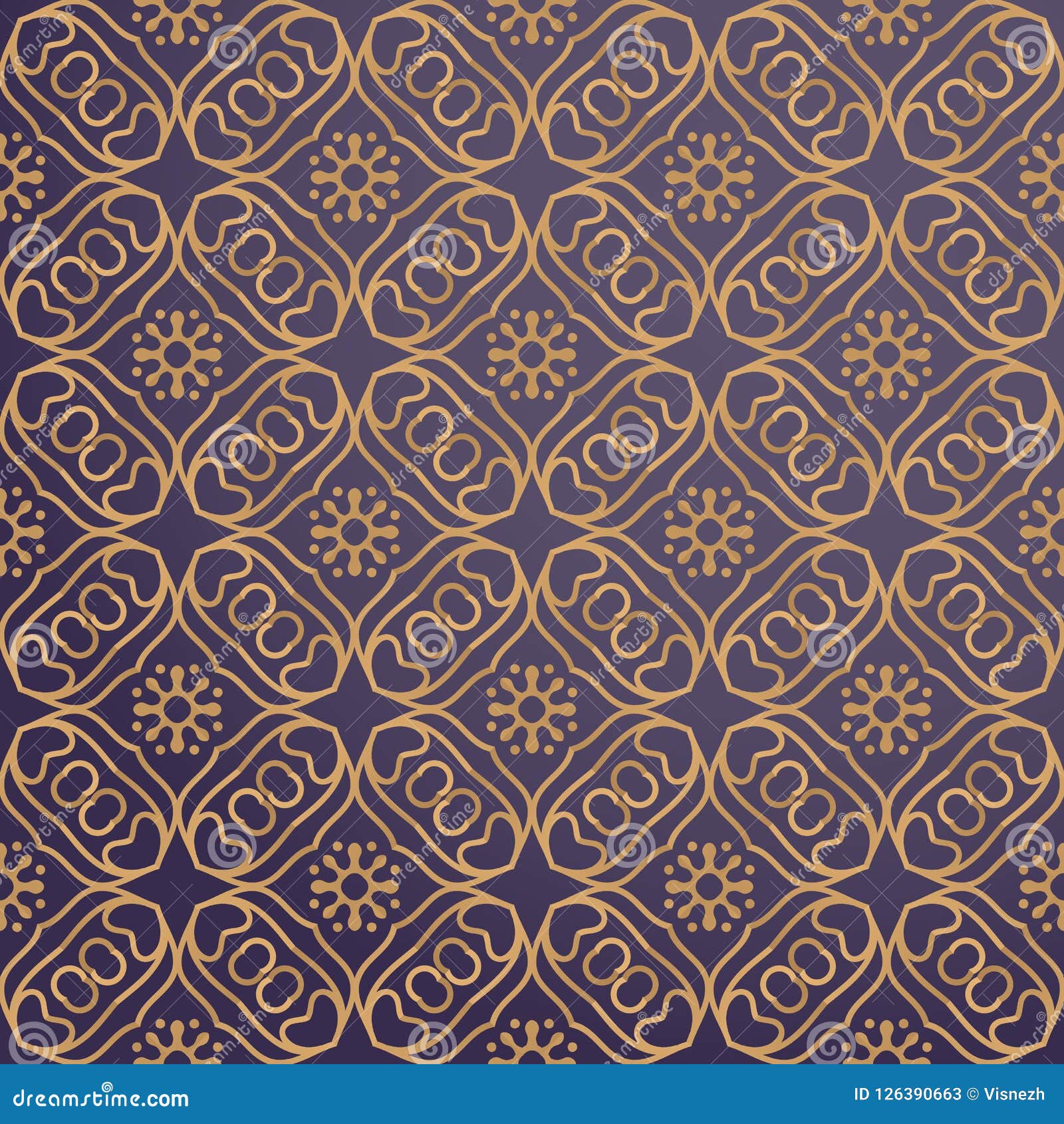 Luxury Ornamental Background in Gold Color Stock Vector - Illustration ...