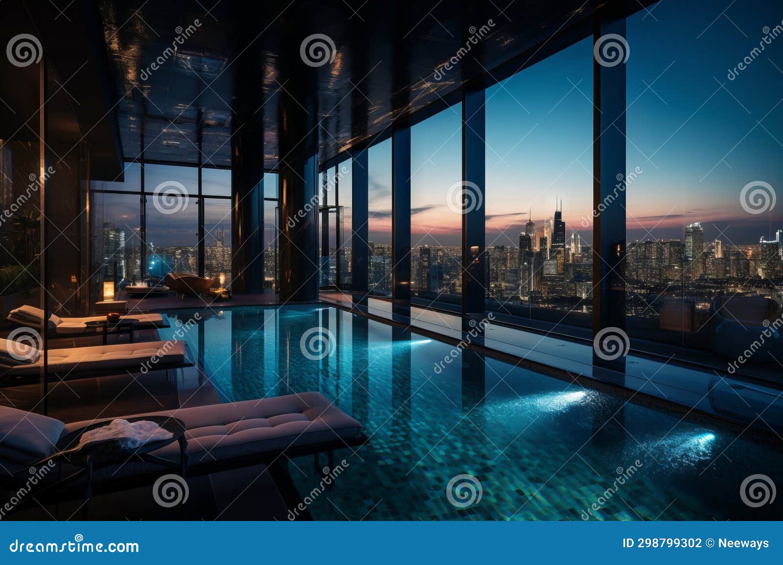 Penthouses for Sale in Singapore - Singapore Luxury Homes - Luxury Modern Penthouse Roof Top Pool