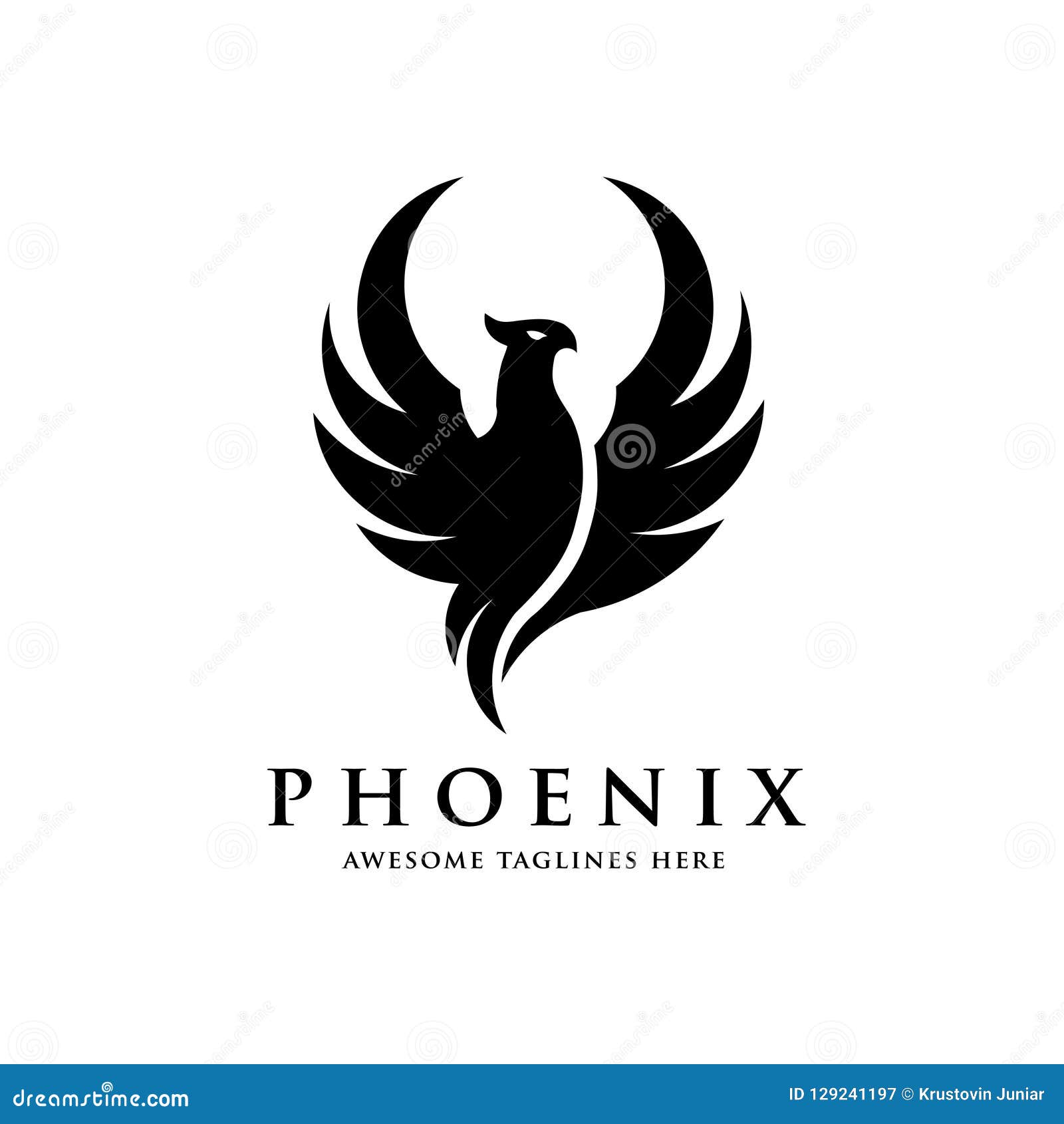 Luxury Phoenix Logo Concept Stock Vector - Illustration of consulting ...