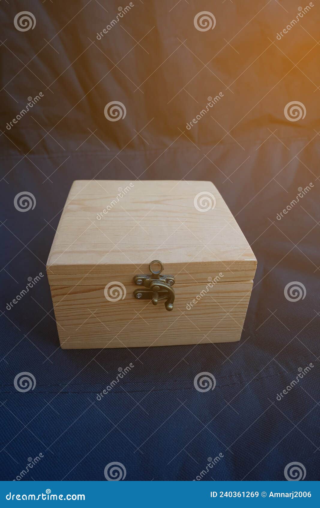 Luxury Pine Wood Gift Box on a Dark Stock Image Image of wealth, gift