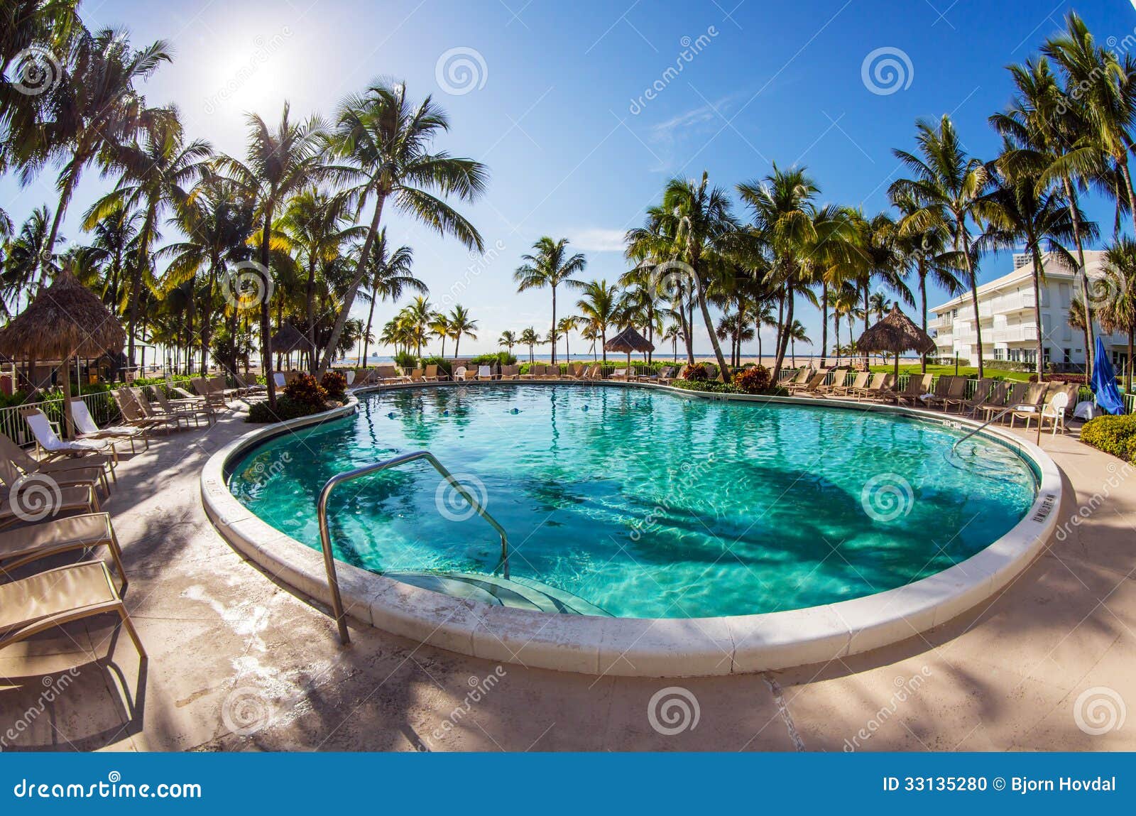 luxury resort pool