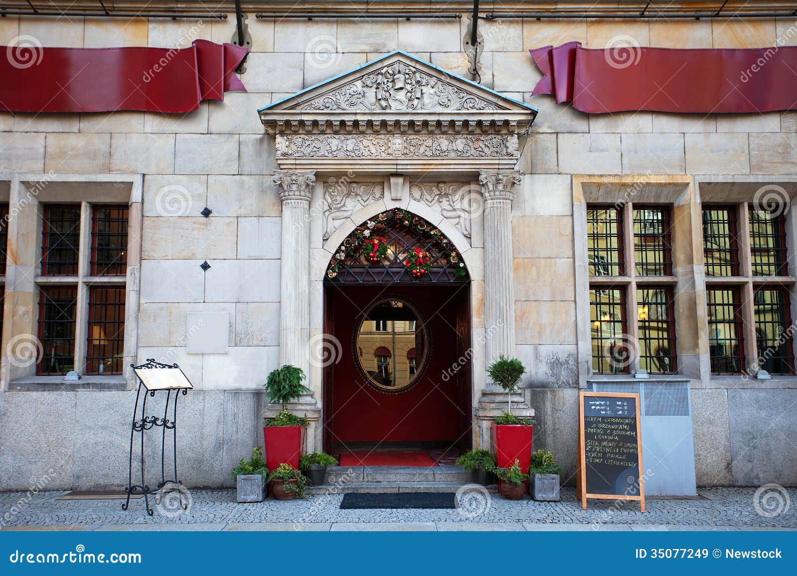 Luxury Restaurant in Wroclaw, Poland Stock Image Image of