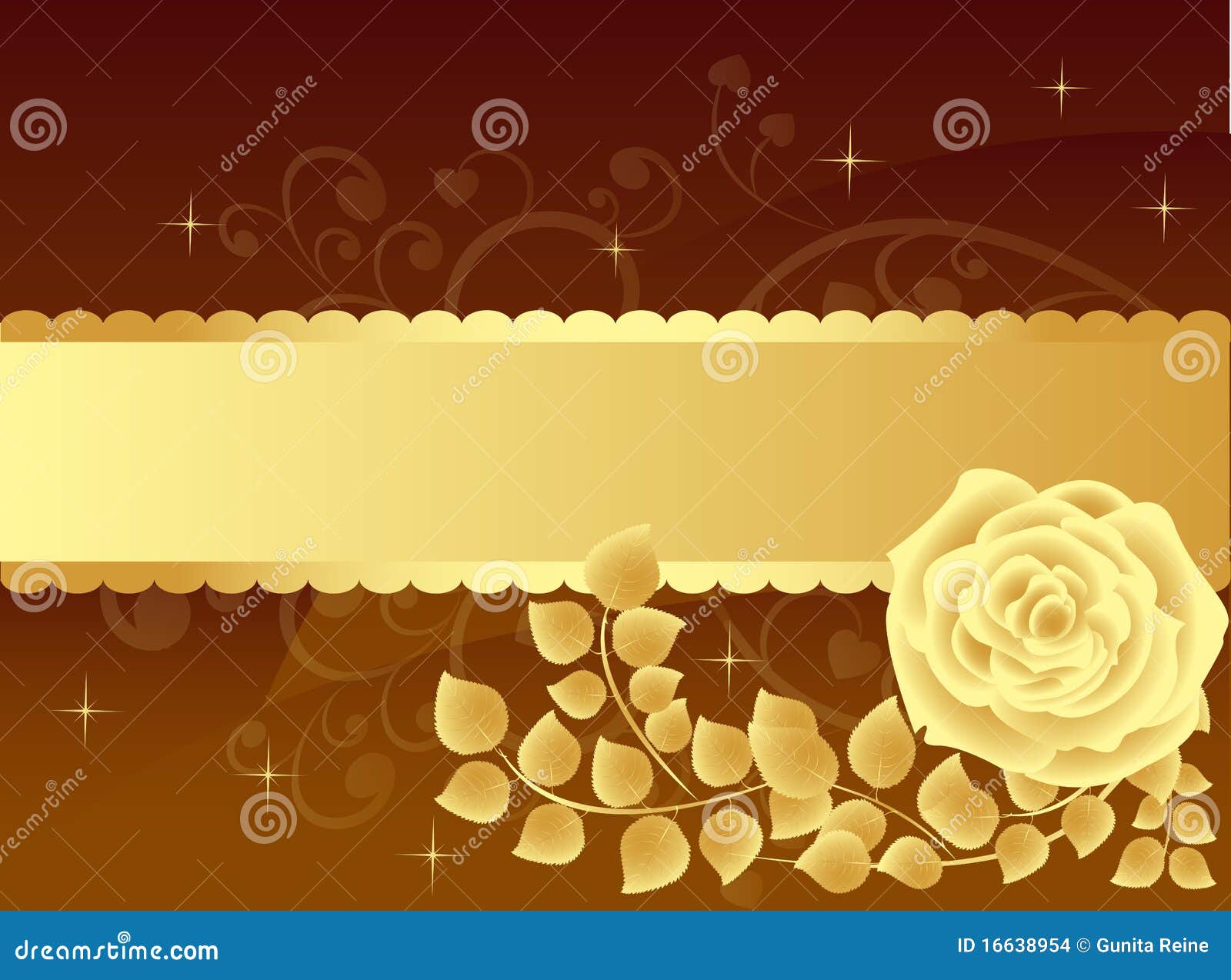 Luxury rose background stock vector. Illustration of flower 16638954