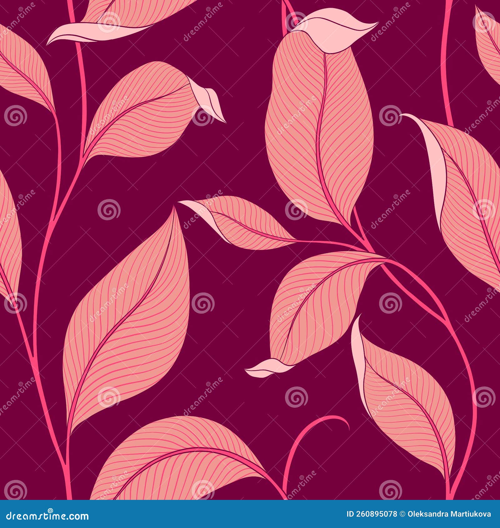 Luxury Style Fashion Seamless Pattern Stock Illustration