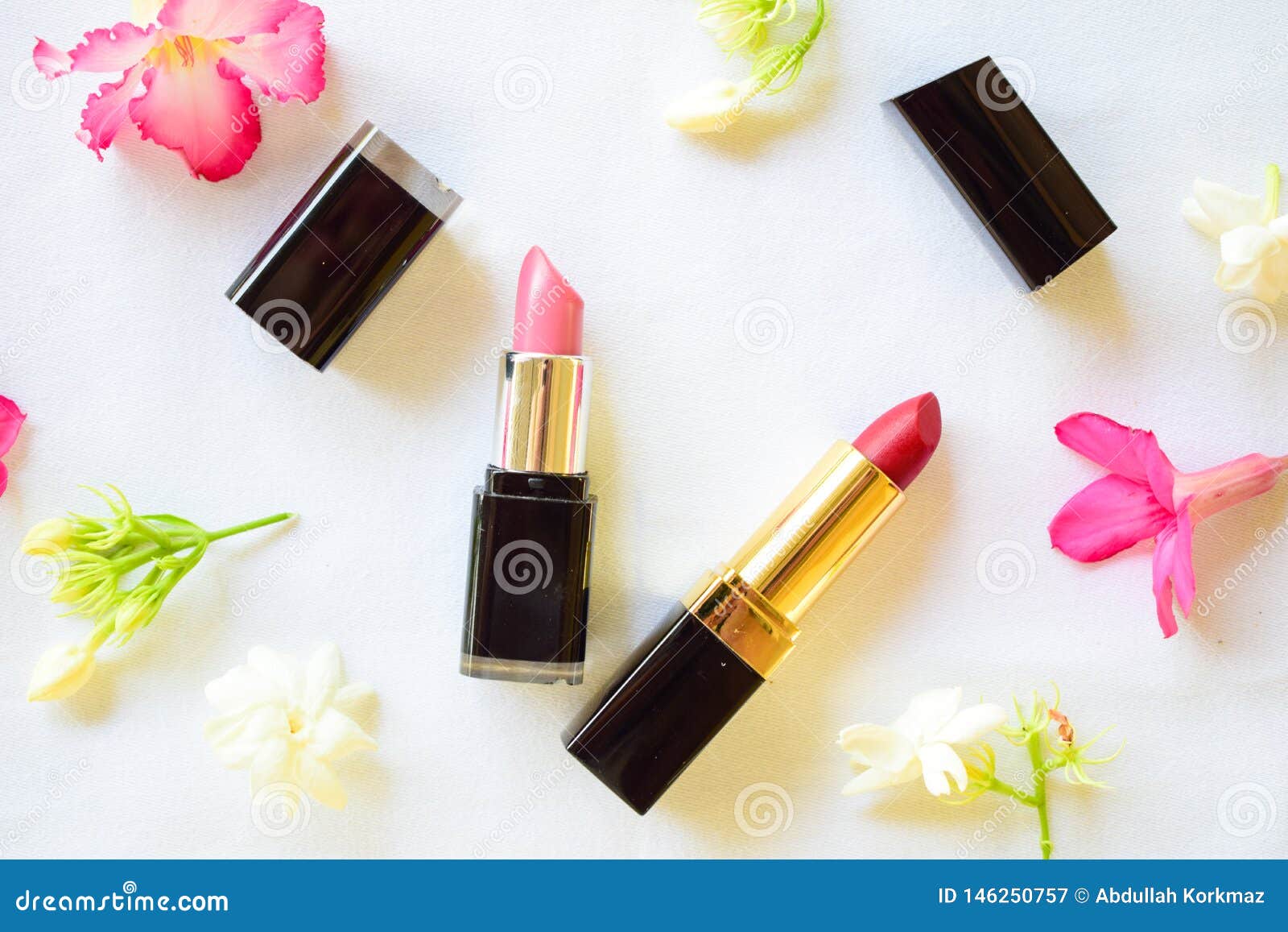 Creative Make Up Composition Stock Image - Image of accessories