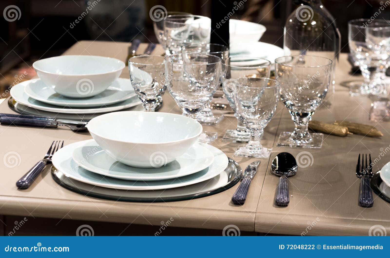 Luxury Table Setting stock photo. Image of dine, fine - 72048222