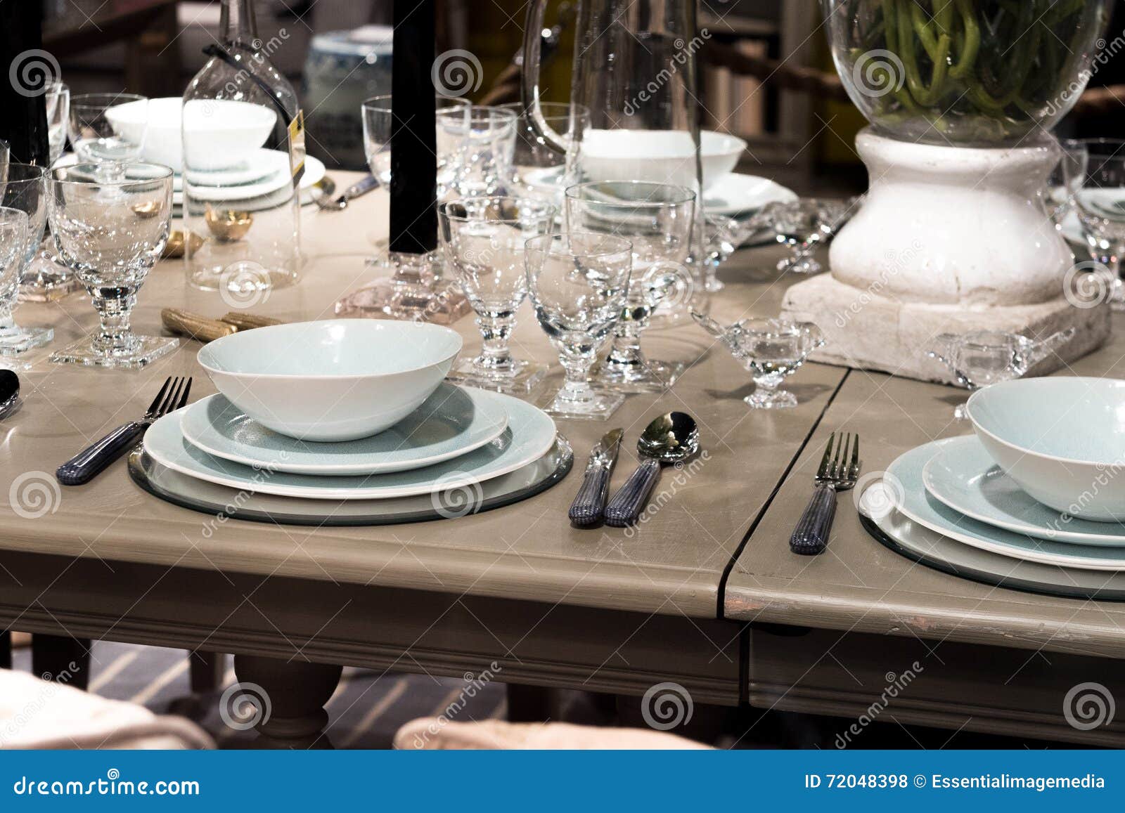 Luxury Table Setting stock photo. Image of empty, decor - 72048398