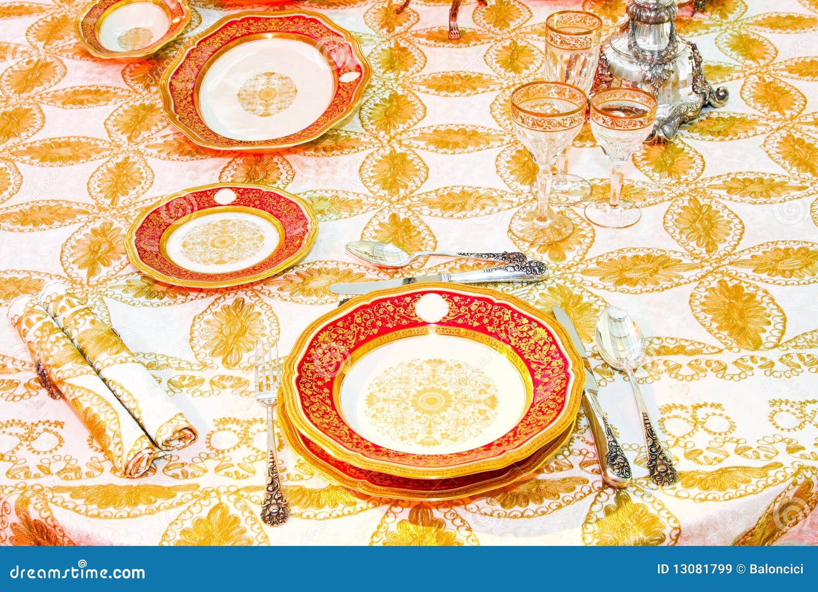 Luxury tabletop stock image. Image of dining, flatware 13081799