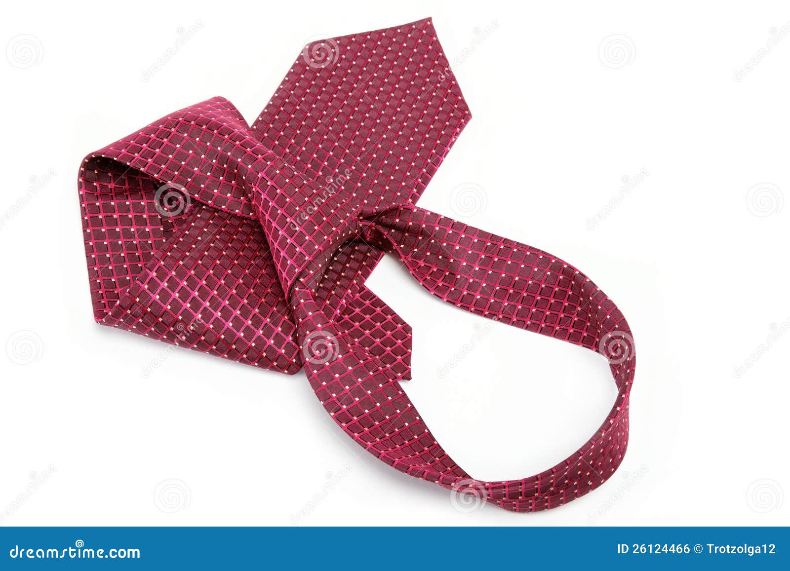 Luxury tie on white. stock photo. Image of object, cotton 26124466