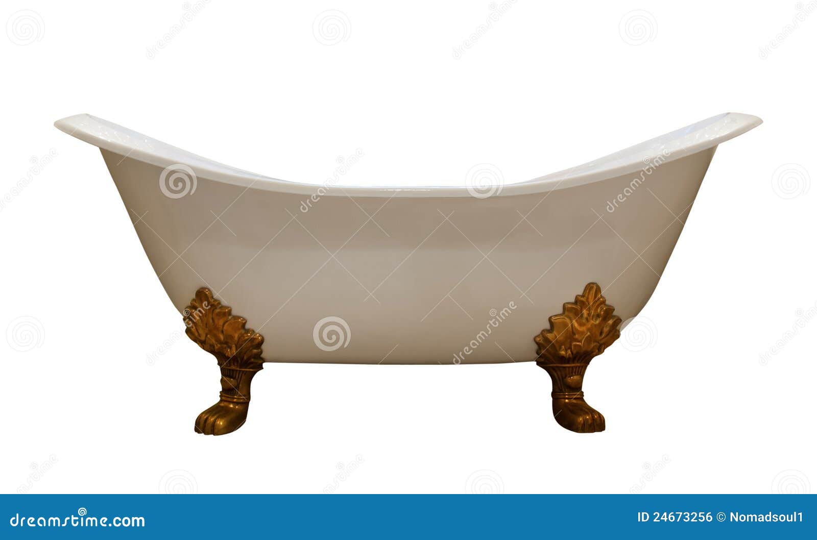 Luxury vintage bathtub stock photo. Image of bath, water 24673256
