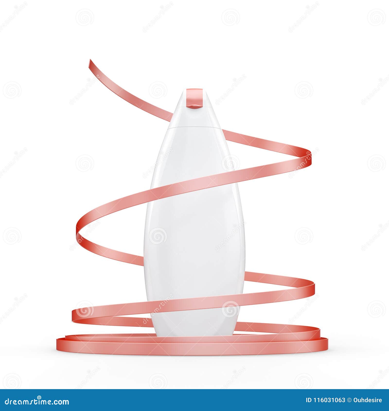 Download Isolated Shower Gel Or Shampoo Bottle Mockup Stock ...