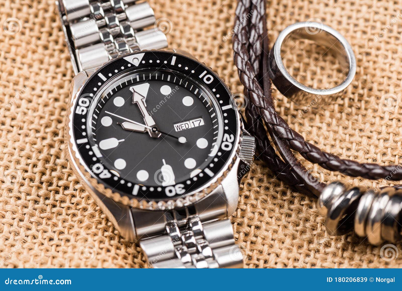 Luxury wristwatch for men stock image. Image of expensive - 180206839