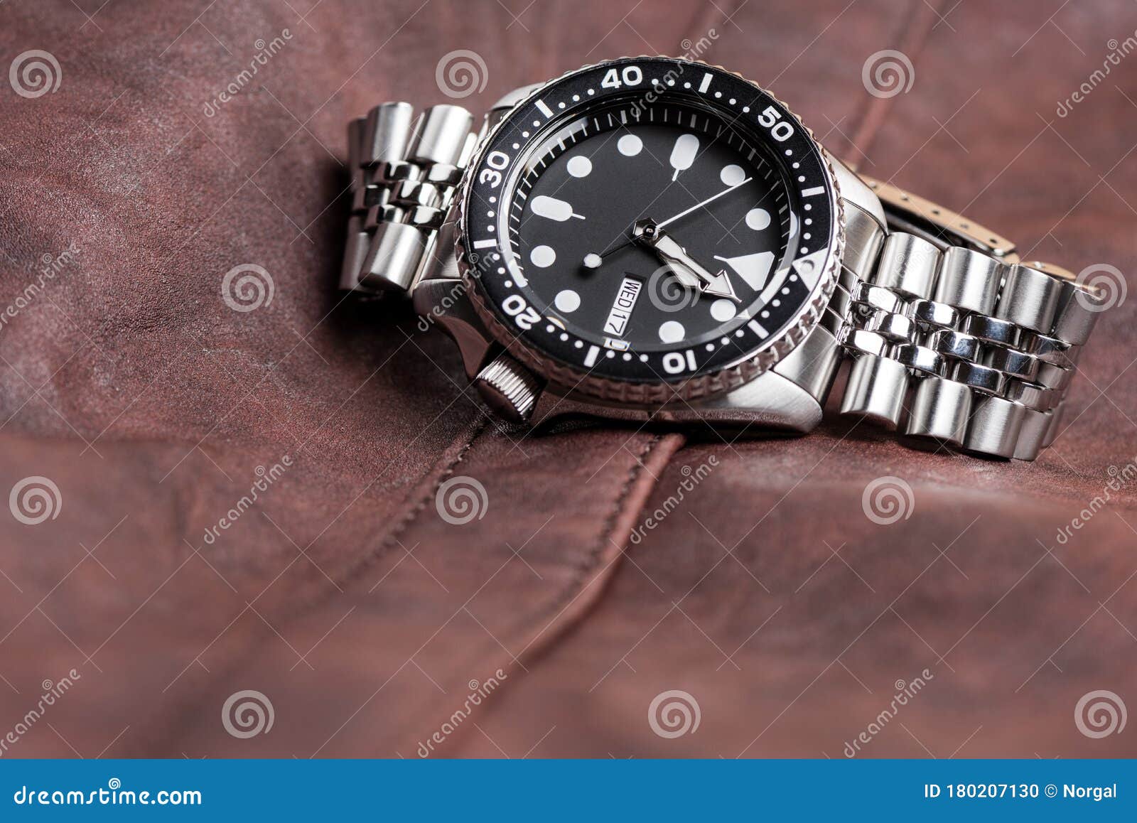 Luxury wristwatch for men stock photo. Image of elegance - 180207130