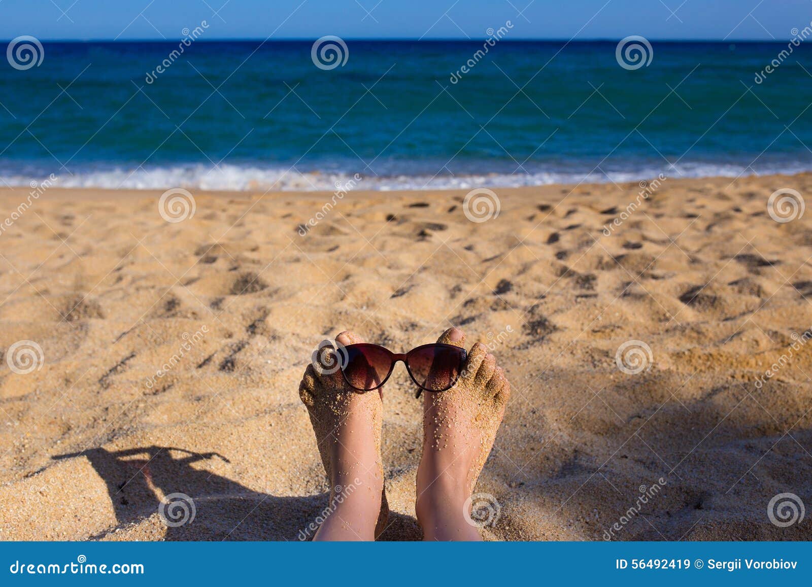 Luxury Young Woman Legs and Feet Sunbathing on Stock Image - Image of ...