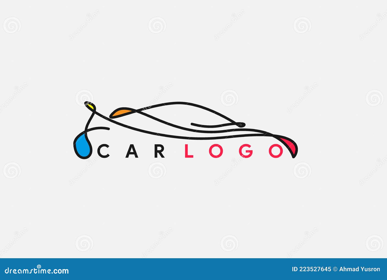 Luxus Auto Detaillierung Logo . Automobil-Logo-Vorlage. Auto