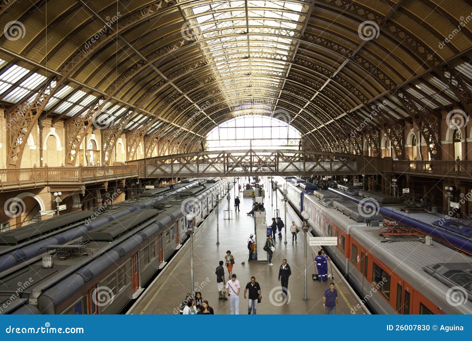 Luz Station - SÃ£o Paulo - Brazil Editorial Image - Image of