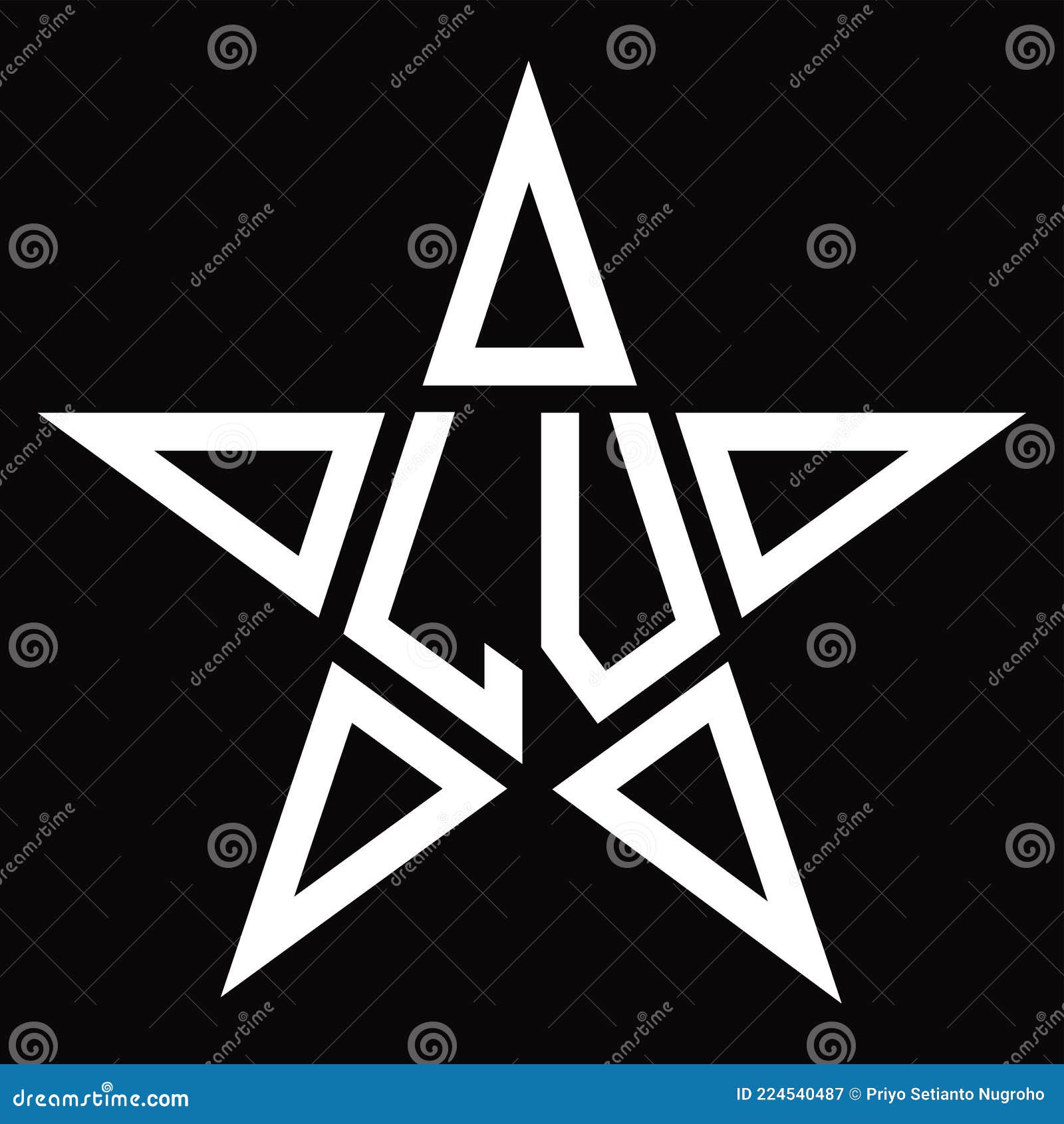 LV Logo Monogram with Star Shape Design Template Stock Vector -  Illustration of corporate, font: 224540487