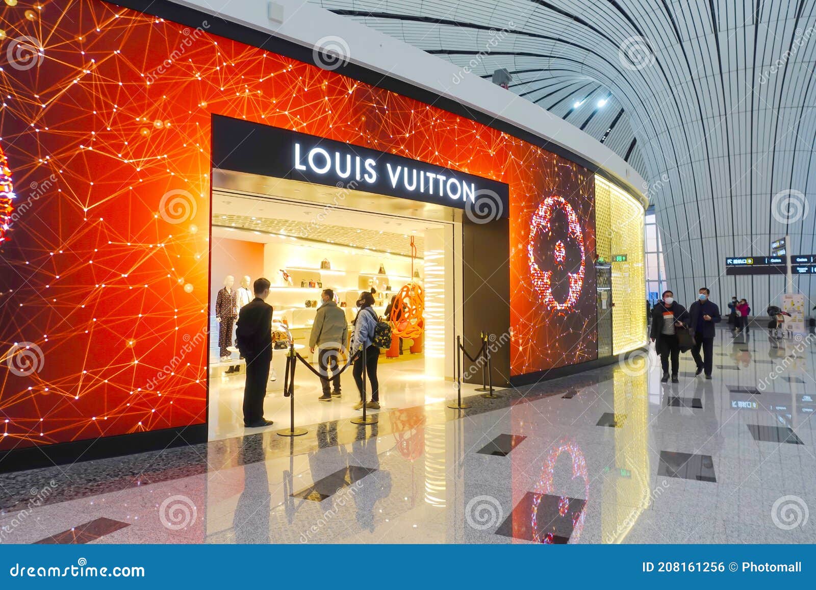 Illustration of the Louis Vuitton Handbags Brought into Saks Fifth Avenue  Flagship Store. Editorial Stock Image - Image of editorial, flowers:  152698774