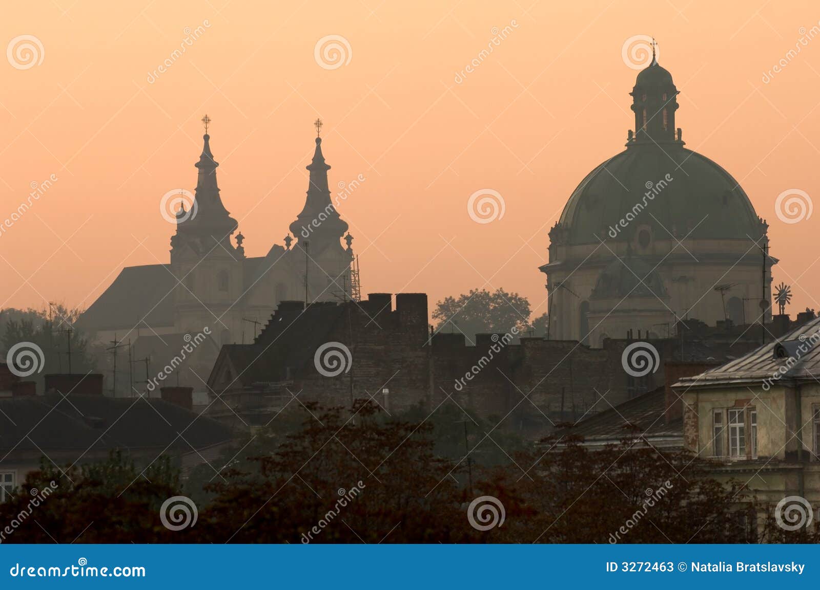 lviv at sunrise
