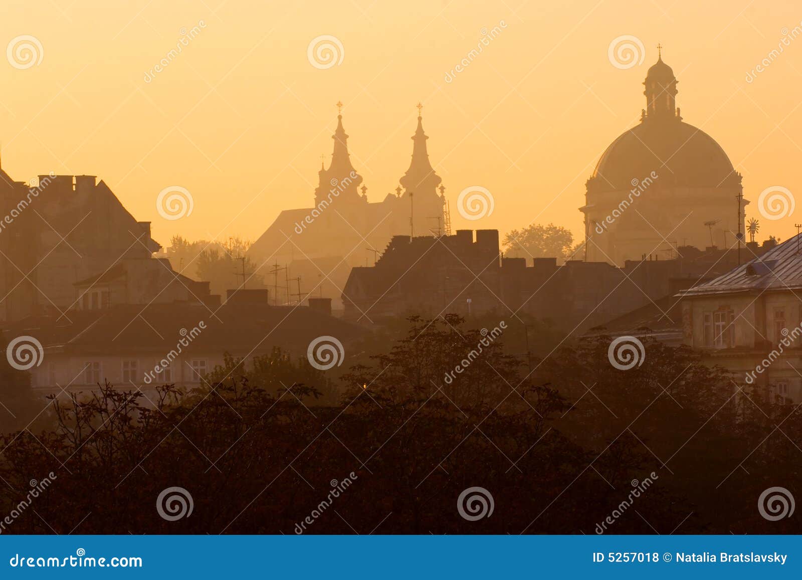 lviv at sunrise