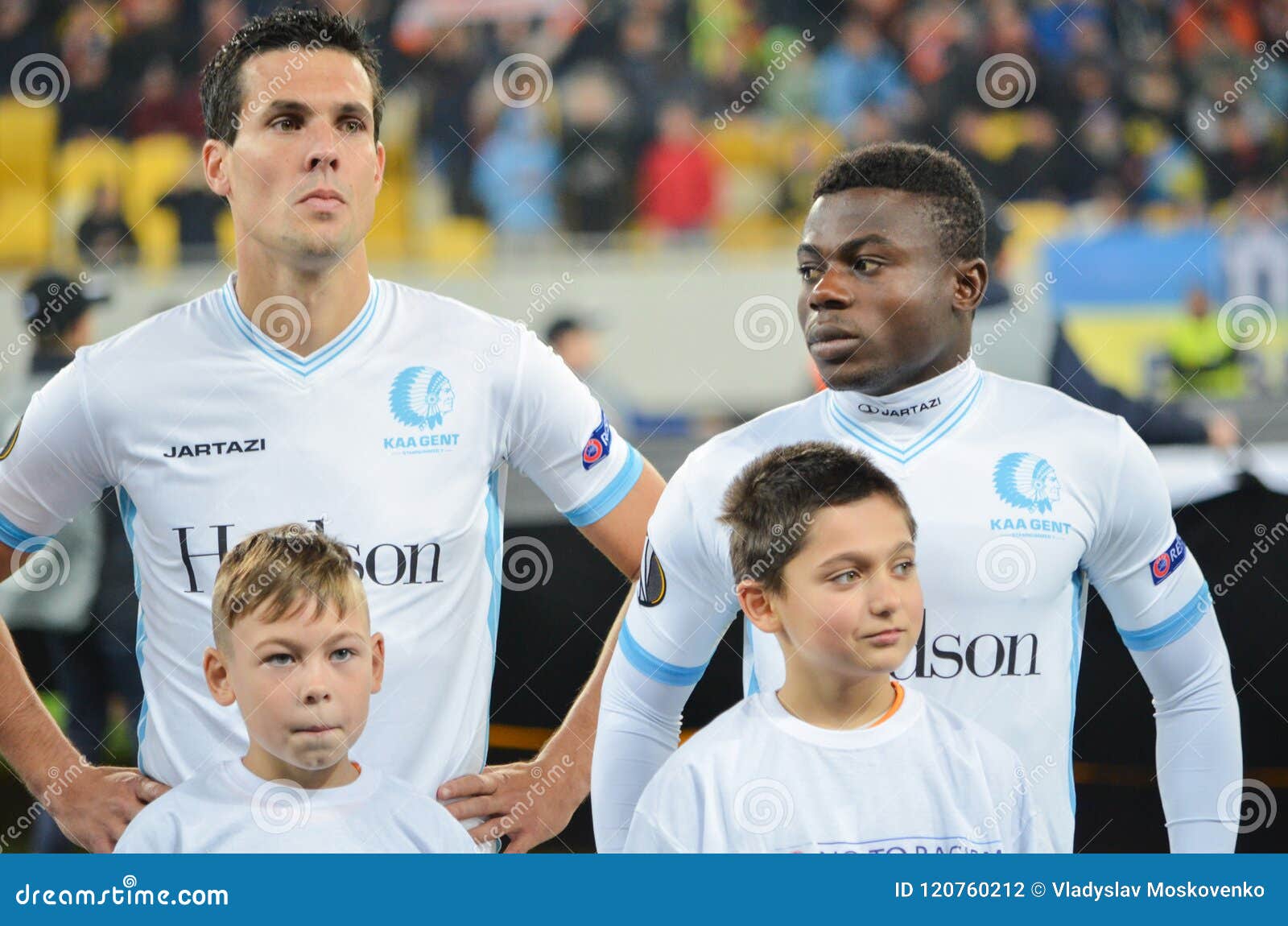 Lviv Ukraine Oct Moses Simon R In Action During The Uefa Europa League Match Between Shakhtar Donetsk Vs Kaa Gent Editorial Photography Image Of Round Ball