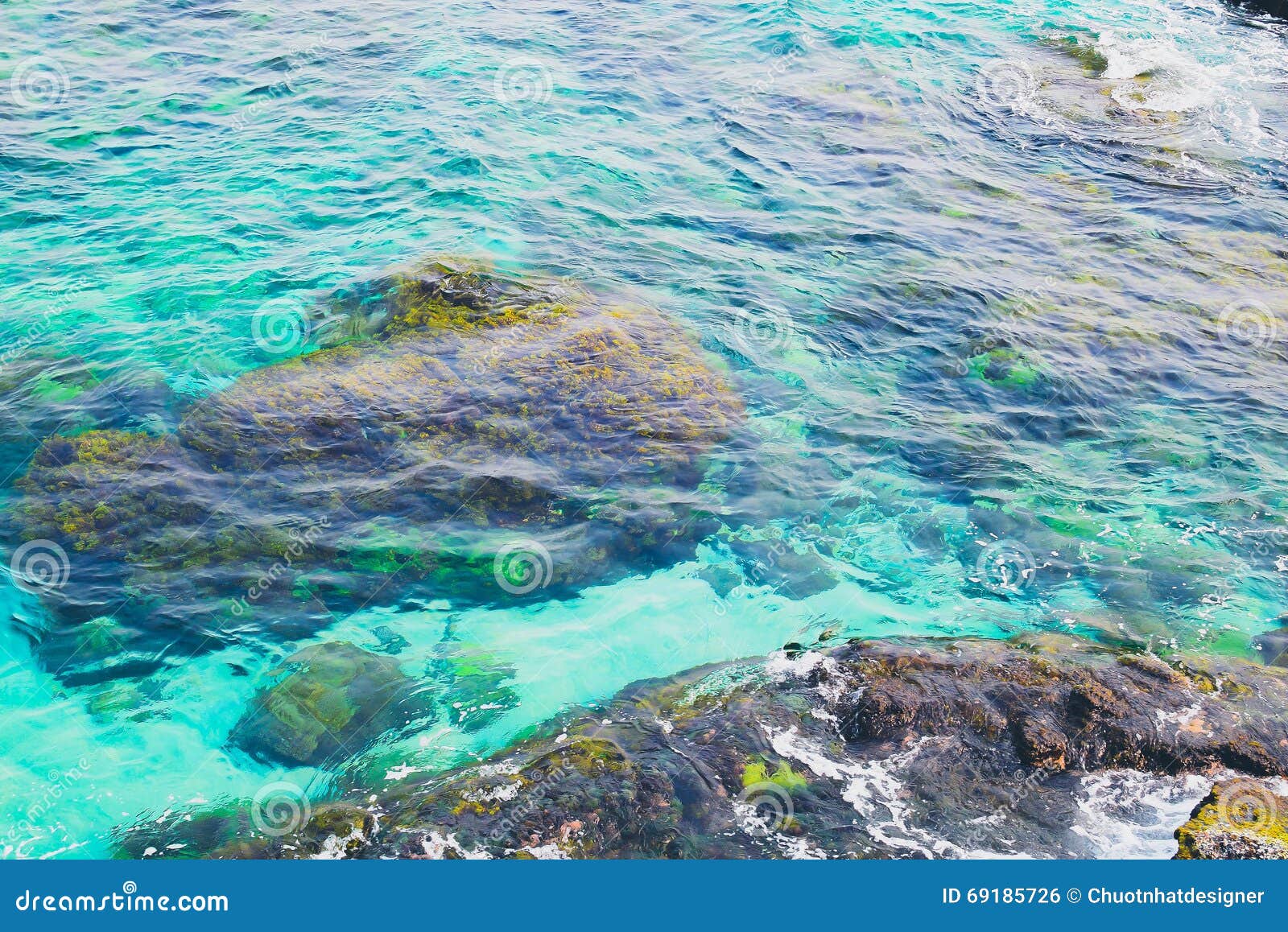 Ly Son Island in the Blue Sea. Stock Photo Image of asia, ocean 69185726