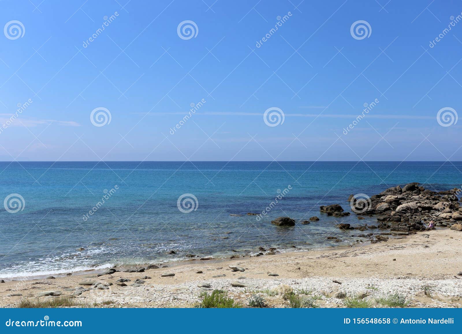 Lygia Preveza, Greece - 18 July 2019: the Beach and the Crystal Clear ...