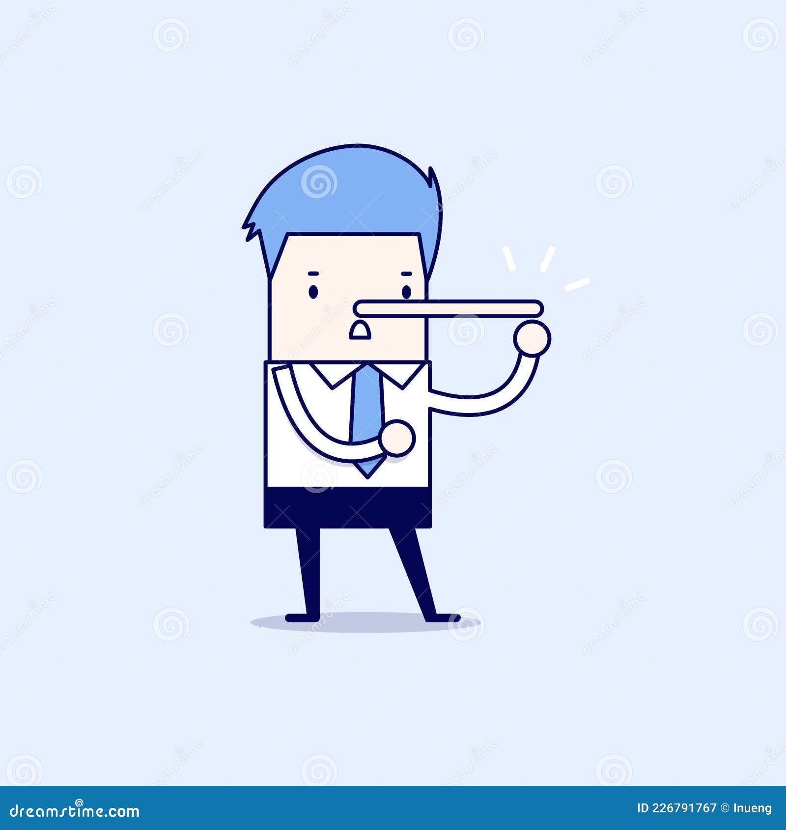 Big Nose Guy Cartoon Character 9329945