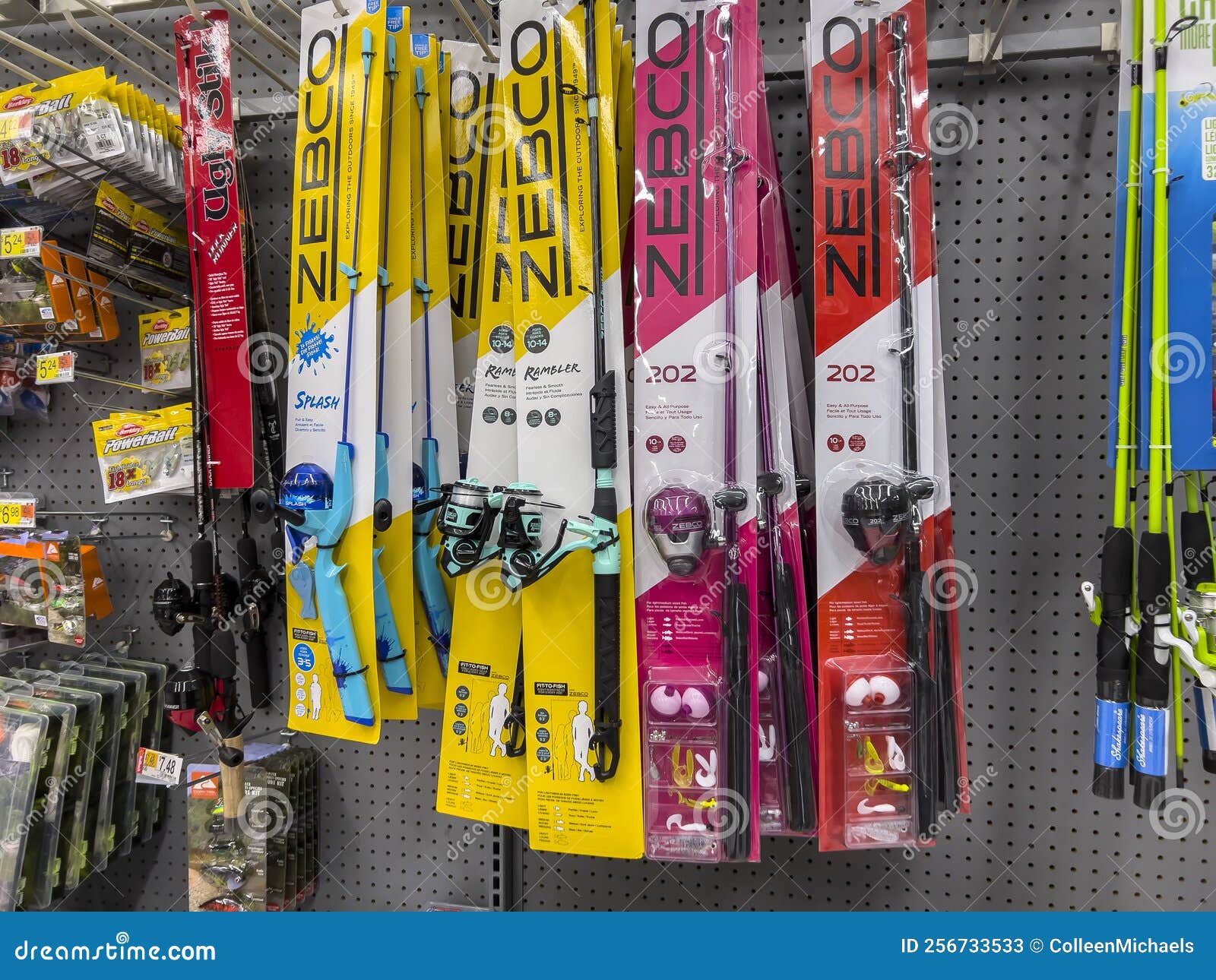 Lynnwood, WA USA - Circa September 2022: Close Up View of Fishing Gear for  Sale Inside a Walmart Superstore Editorial Stock Photo - Image of brand,  power: 256733533